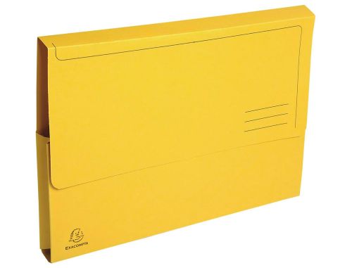 Classificador exacompta em cartolina com bolsa din a4 amarelo 290 gr , Exacompta , 63273 , 3130630476795